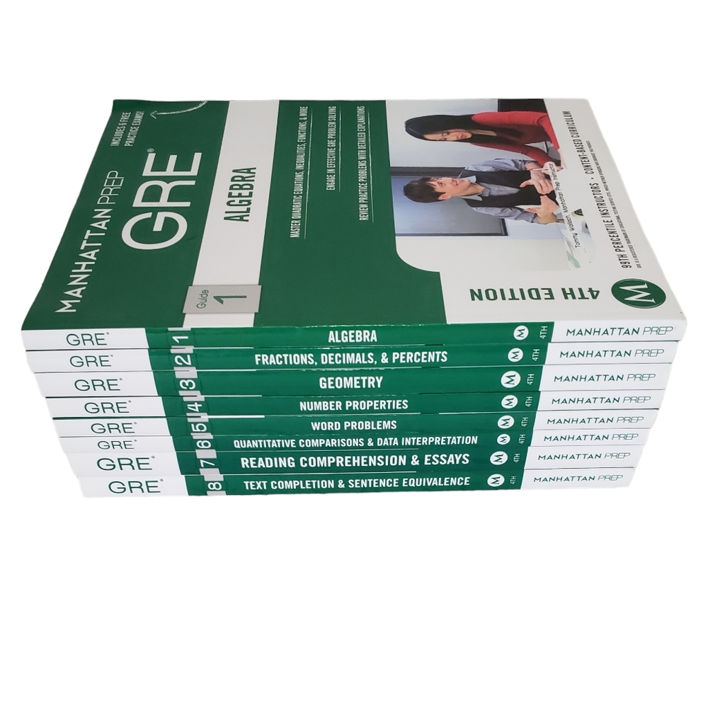 GRE Prep Books, Flashcards and Study Guide